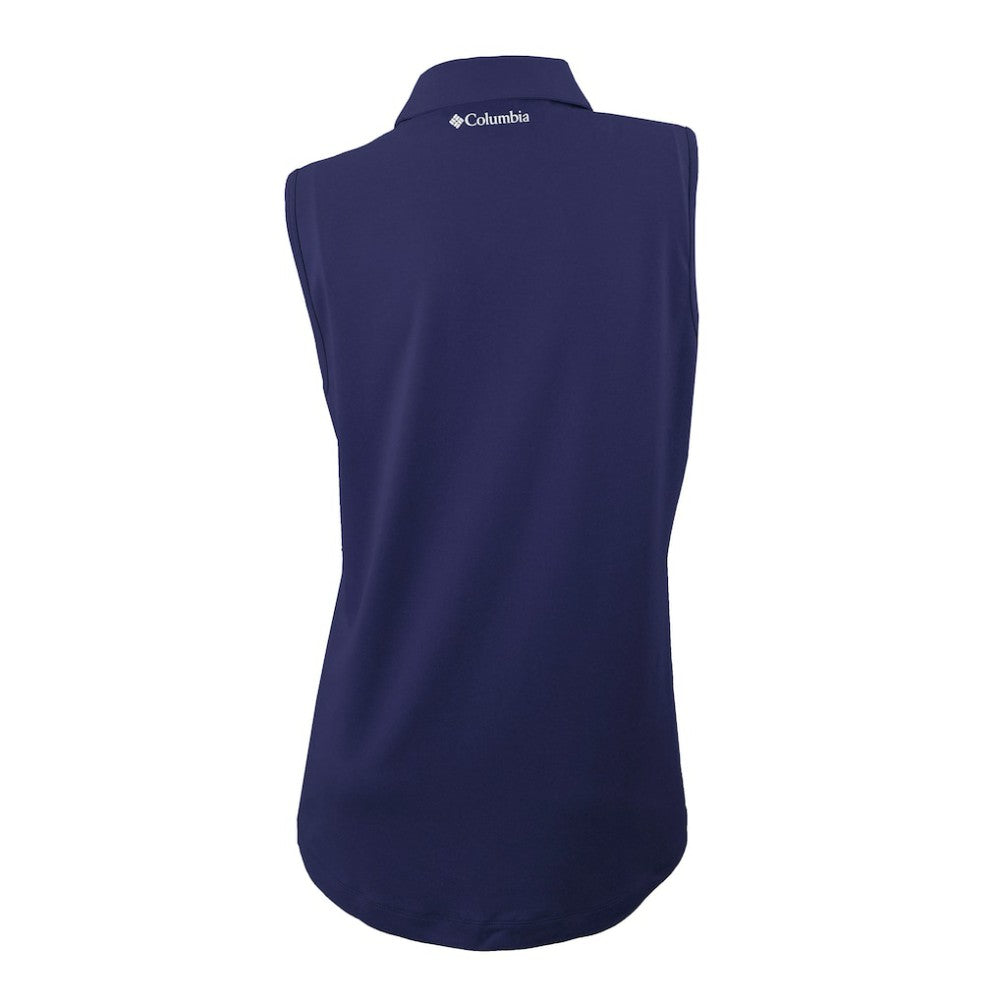 Cleveland Guardians Women's Tend The Ball Sleeveless Polo Navy