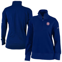 Washington Nationals Women's Birchwood Hills Quarter-Zip Pullover Navy