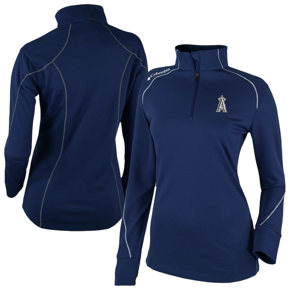 Los Angeles Angels Women's Shotgun 2.0 Quarter-Zip Pullover Navy