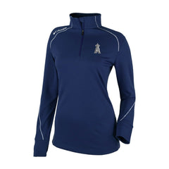 Los Angeles Angels Women's Shotgun 2.0 Quarter-Zip Pullover Navy