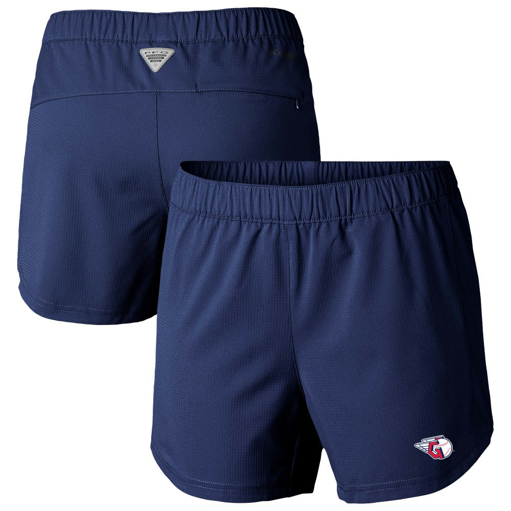 Cleveland Guardians Women's Tamiami Pull-On Shorts Navy