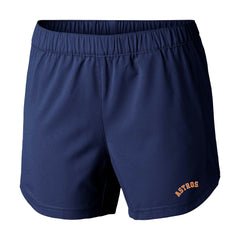 Houston Astros Women's Tamiami Pull-On Shorts Navy