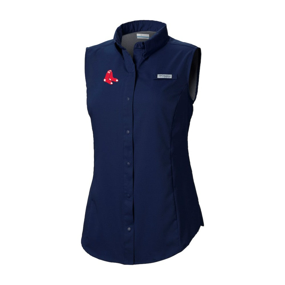 Boston Red Sox Women's Tamiami Sleeveless Shirt Navy