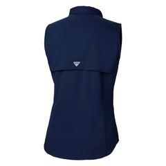 Cleveland Guardians Women's Tamiami Sleeveless Shirt Navy