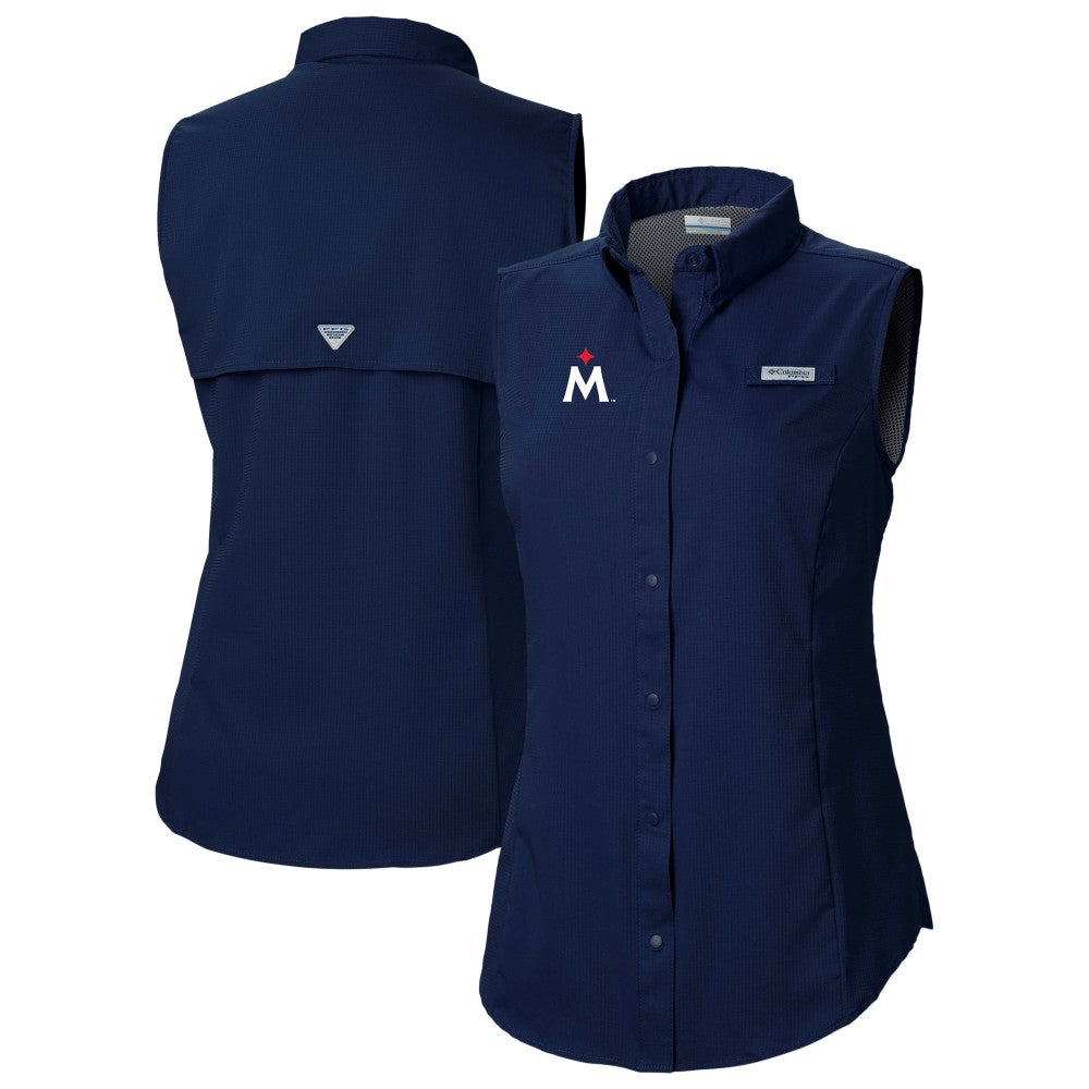 Minnesota Twins Women's Tamiami Sleeveless Shirt Navy