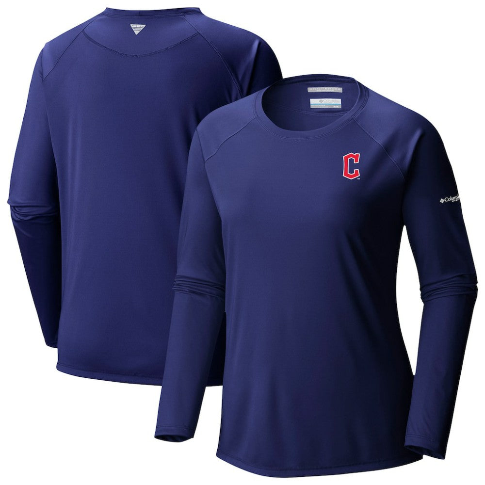 Cleveland Guardians Tidal Tee II Long Sleeve T-Shirt Navy