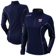 Washington Nationals Shotgun Quarter-Zip Top Navy