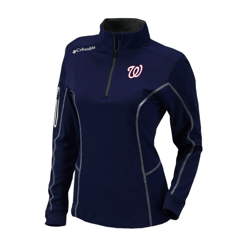 Washington Nationals Shotgun Quarter-Zip Top Navy