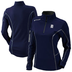 Detroit Tigers Shotgun Quarter-Zip Top Navy