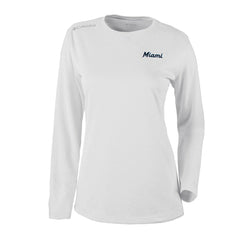 Miami Marlins Shotgun Long Sleeve T-Shirt White