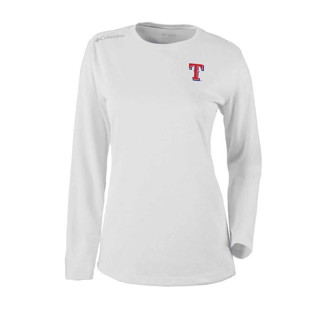 Texas Rangers Shotgun Long Sleeve T-Shirt White