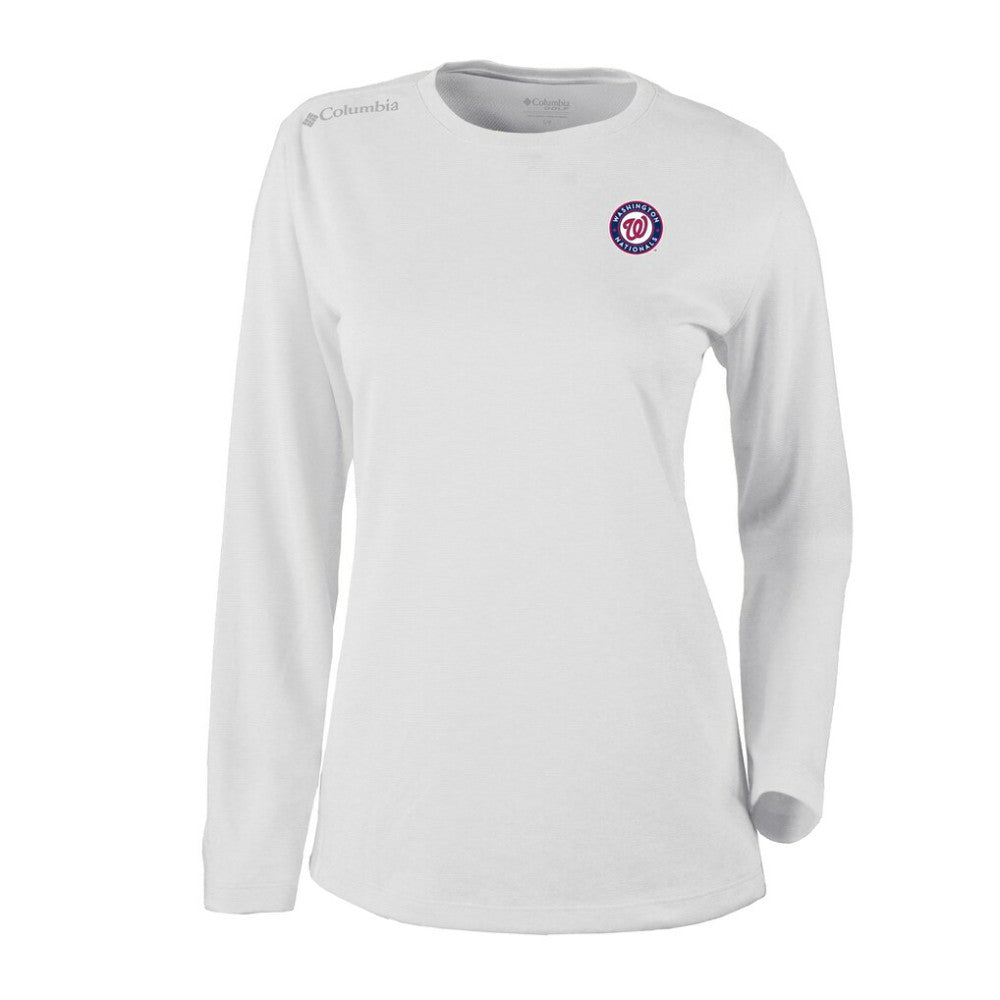 Washington Nationals Shotgun Long Sleeve T-Shirt White