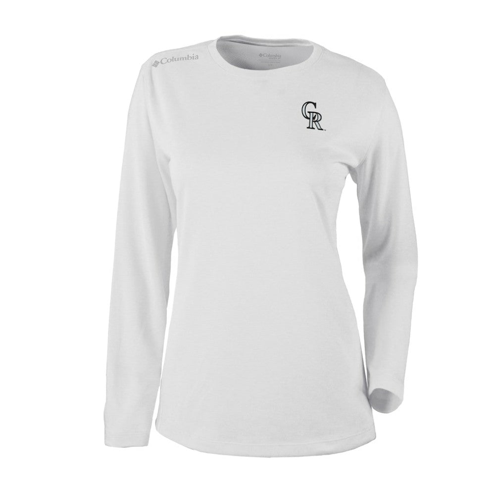Colorado Rockies Shotgun Long Sleeve T-Shirt White