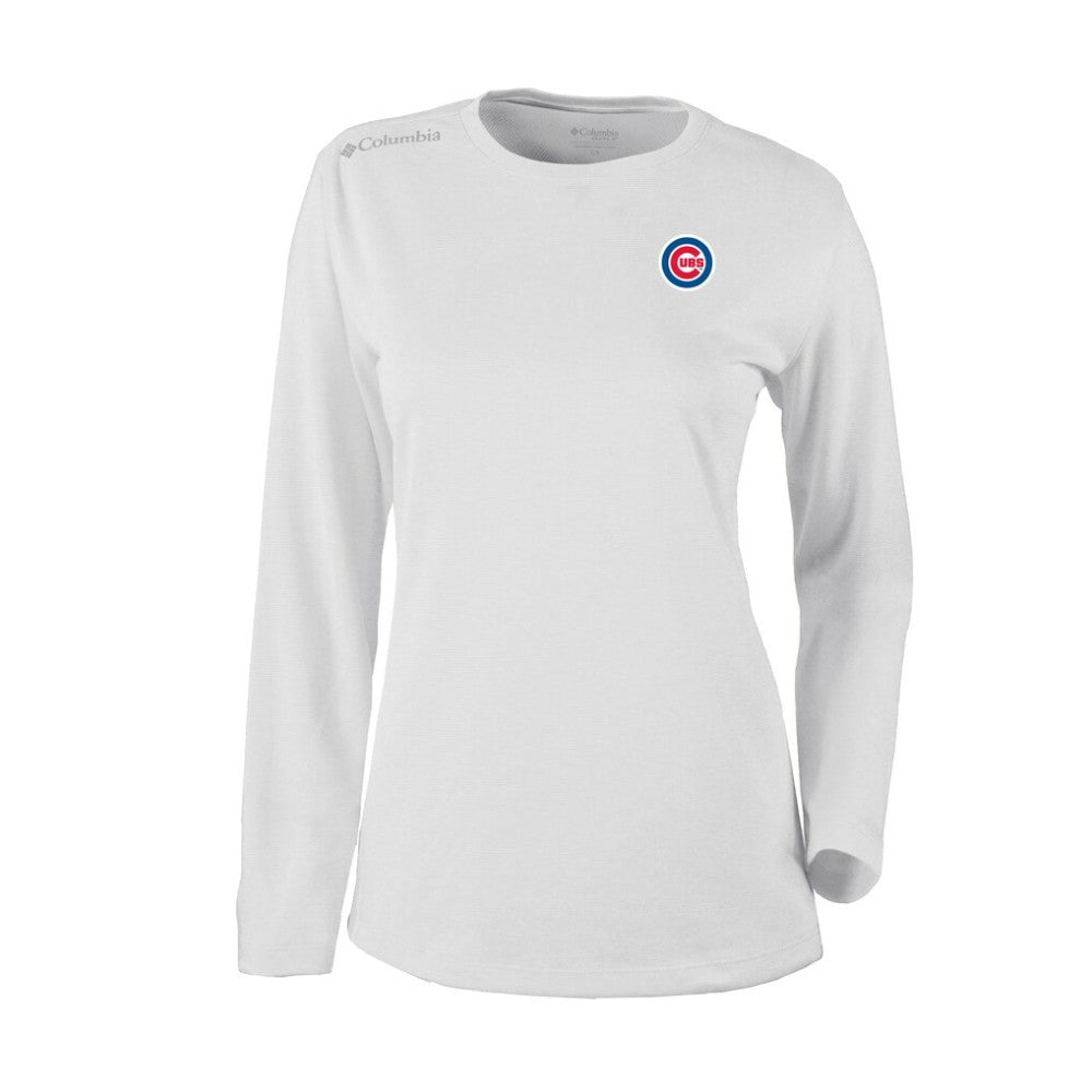 Chicago Cubs Shotgun Long Sleeve T-Shirt White
