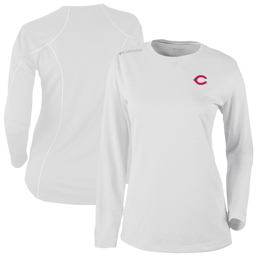 Cincinnati Reds Shotgun Long Sleeve T-Shirt White