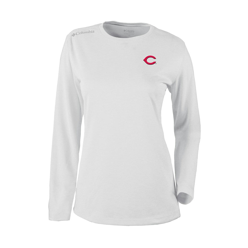 Cincinnati Reds Shotgun Long Sleeve T-Shirt White