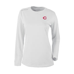 Cincinnati Reds Shotgun Long Sleeve T-Shirt White