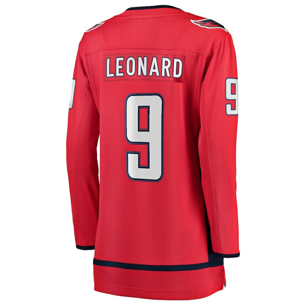 Ryan Leonard Washington Capitals Fanatics Women's Home Breakaway Player Jersey - Red Jerseys