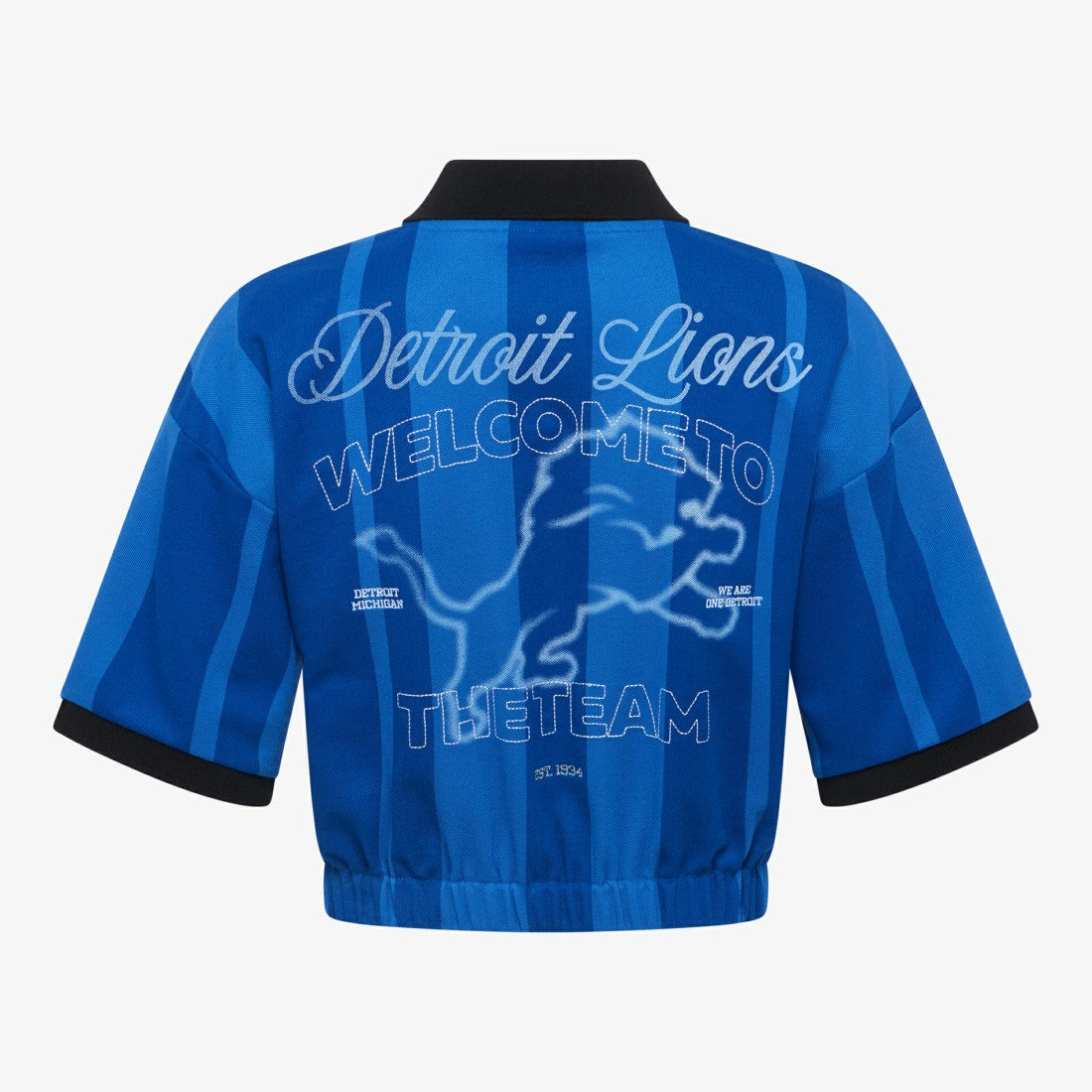 Detroit Lions Off Season Women's Rugby T-Shirt - Blue for sale