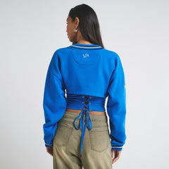 Detroit Lions Off Season Women's Fleece Shrug Cami - Blue outlet