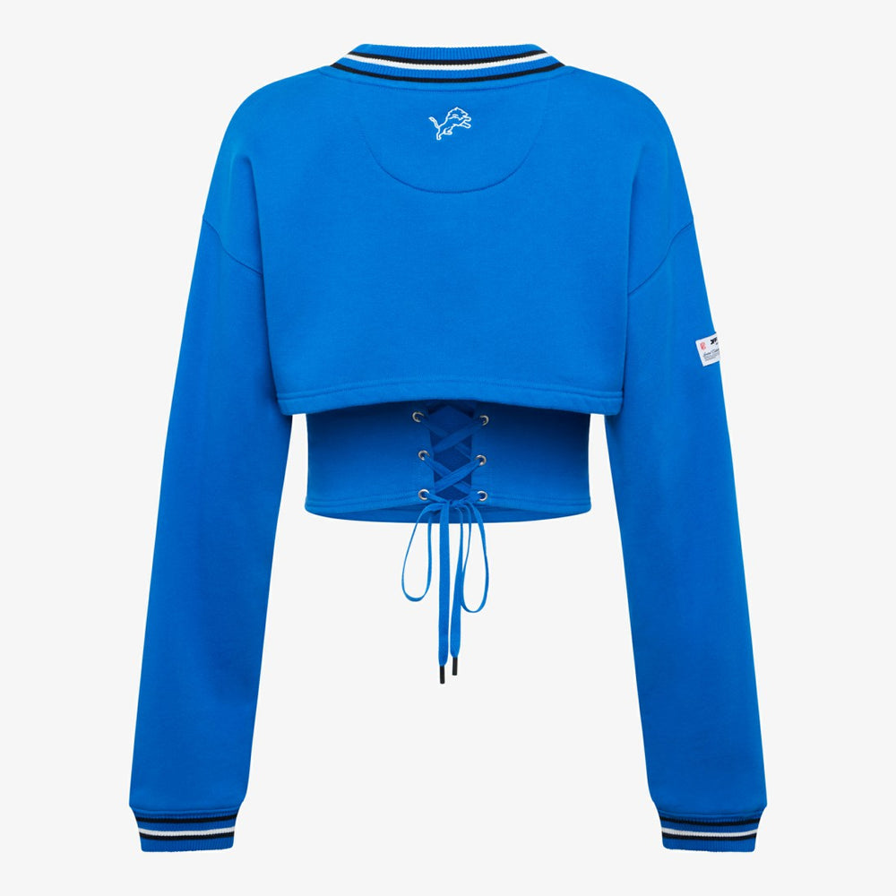 Detroit Lions Off Season Women's Fleece Shrug Cami - Blue outlet
