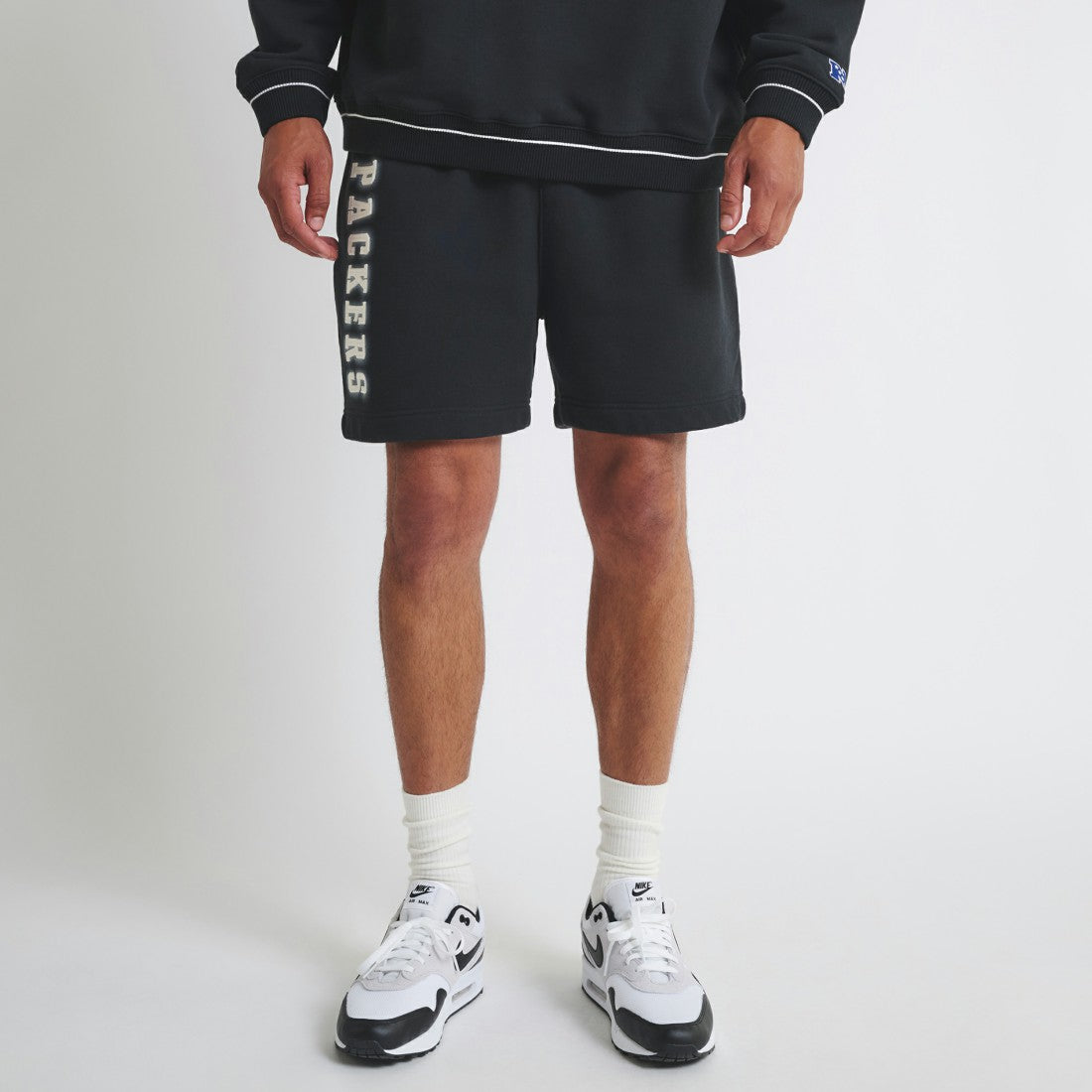 Green Bay Packers Off Season Unisex Fleece Shorts - Black sale