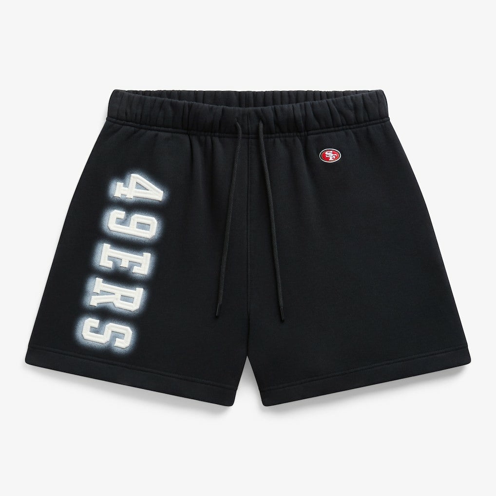 San Francisco 49ers Off Season Unisex Fleece Shorts - Black online