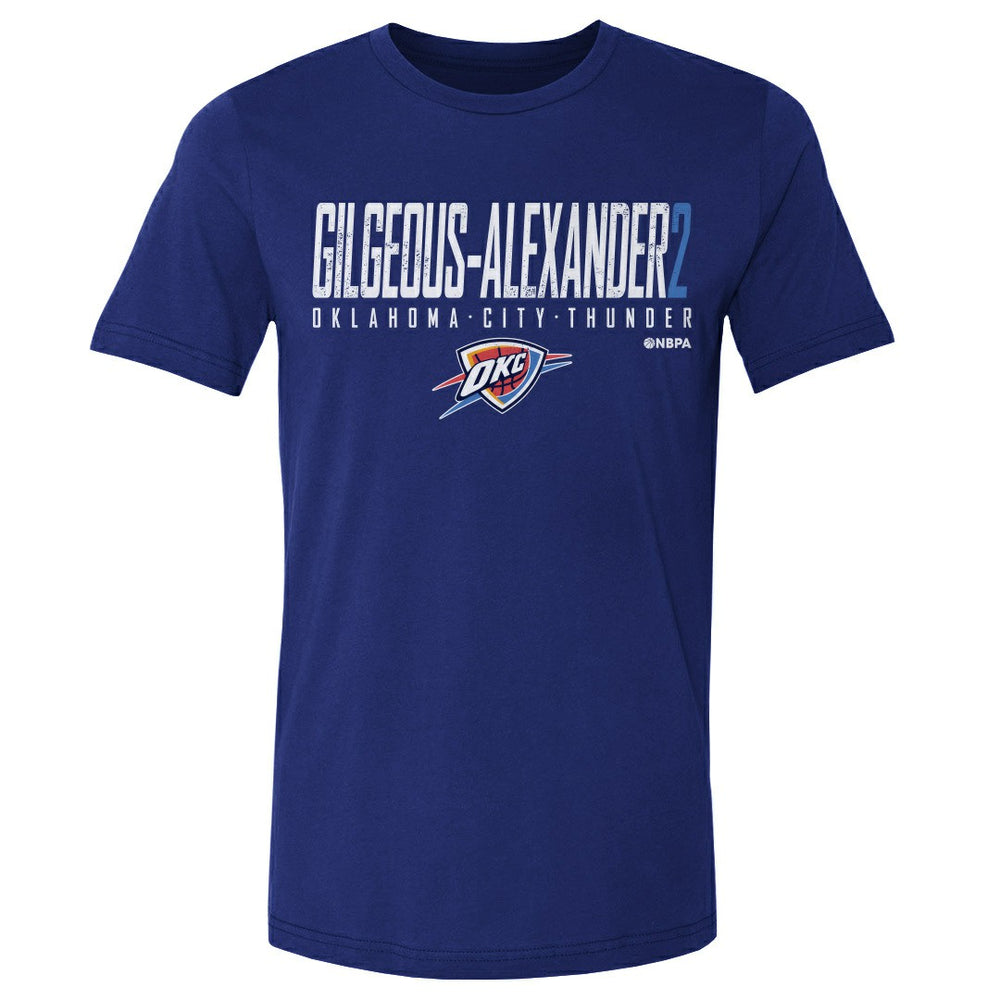 Shai Gilgeous-Alexander Oklahoma City Thunder 500 Level Elite T-Shirt - Blue outlet