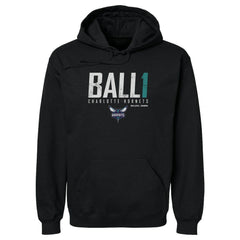 LaMelo Ball Charlotte Hornets 500 Level Elite Pullover Hoodie - Black shop