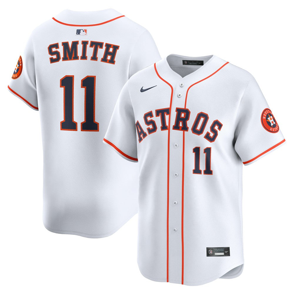 Cam Smith #11 Houston Astros Home Limited Player Jersey White
