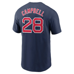 Kristian Campbell Boston Red Sox Fuse Name & Number T-Shirt Navy