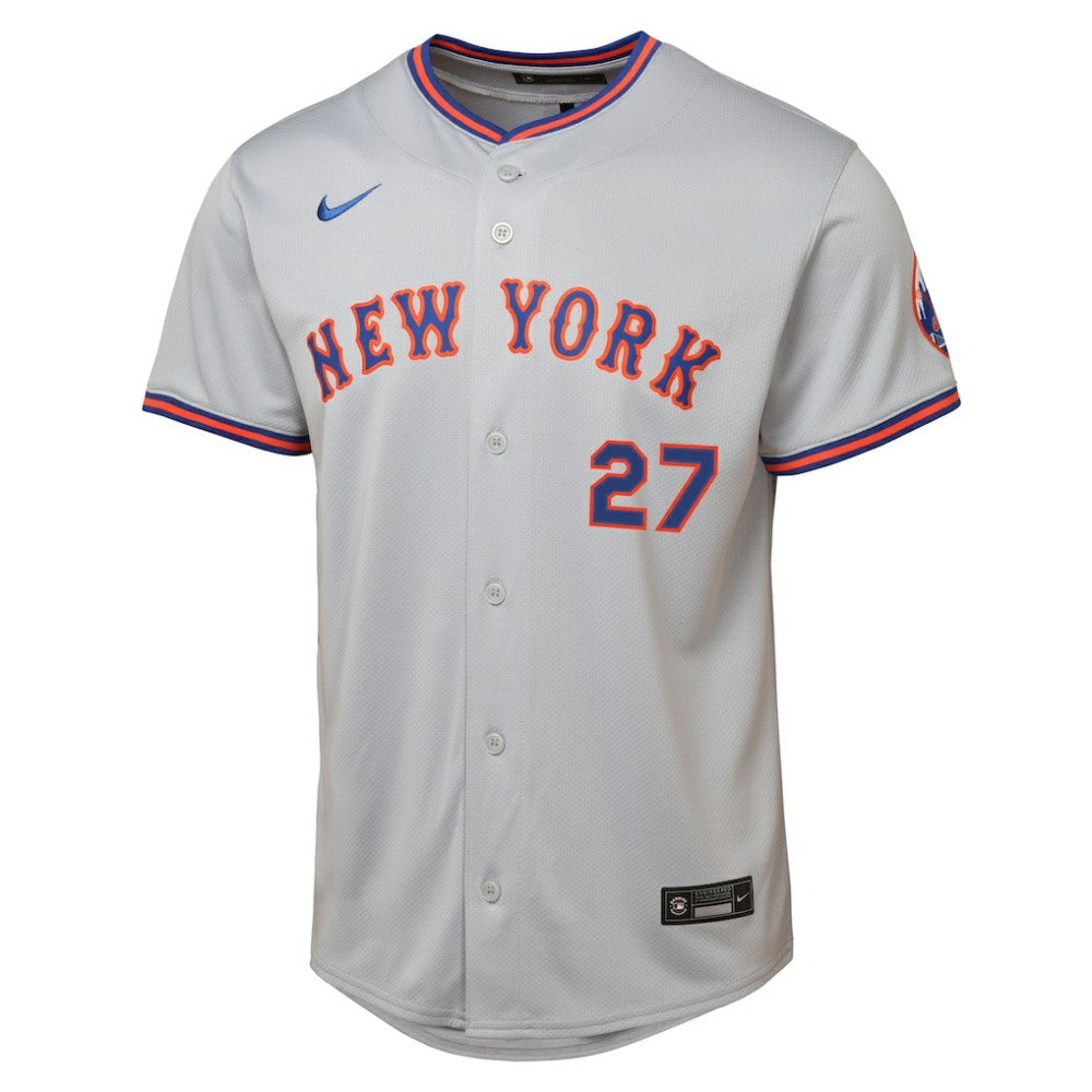 Mark Vientos New York Mets Youth Road Limited Jersey - Gray
