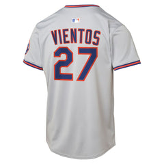Mark Vientos New York Mets Youth Road Limited Jersey - Gray