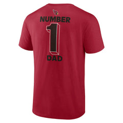 Arizona Cardinals #1 Dad Jersey T-Shirt - Cardinal outlet
