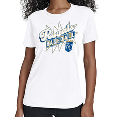 Kansas City Royals Starter Women's Drive-In T-Shirt White