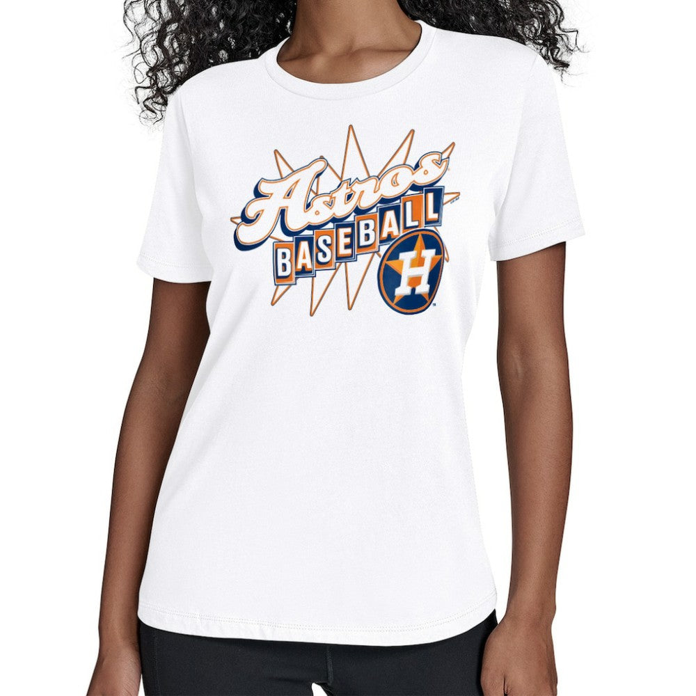 Houston Astros Starter Women's Drive-In T-Shirt White