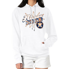 Houston Astros Starter Women's Drive-In Pullover Hoodie White