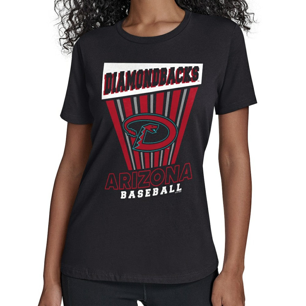 Arizona Diamondbacks Starter Women's Poster Print T-Shirt Black
