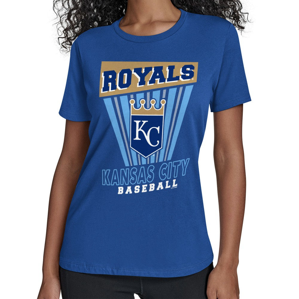 Kansas City Royals Starter Women's Poster Print T-Shirt Royal
