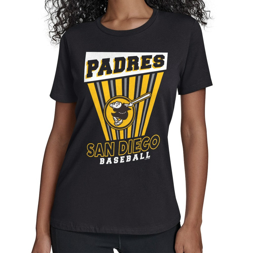 San Diego Padres Starter Women's Poster Print T-Shirt Black