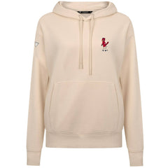 St. Louis Cardinals Levelwear Women's Cooperstown Collection Adorn Core Logo Pullover Hoodie Khaki