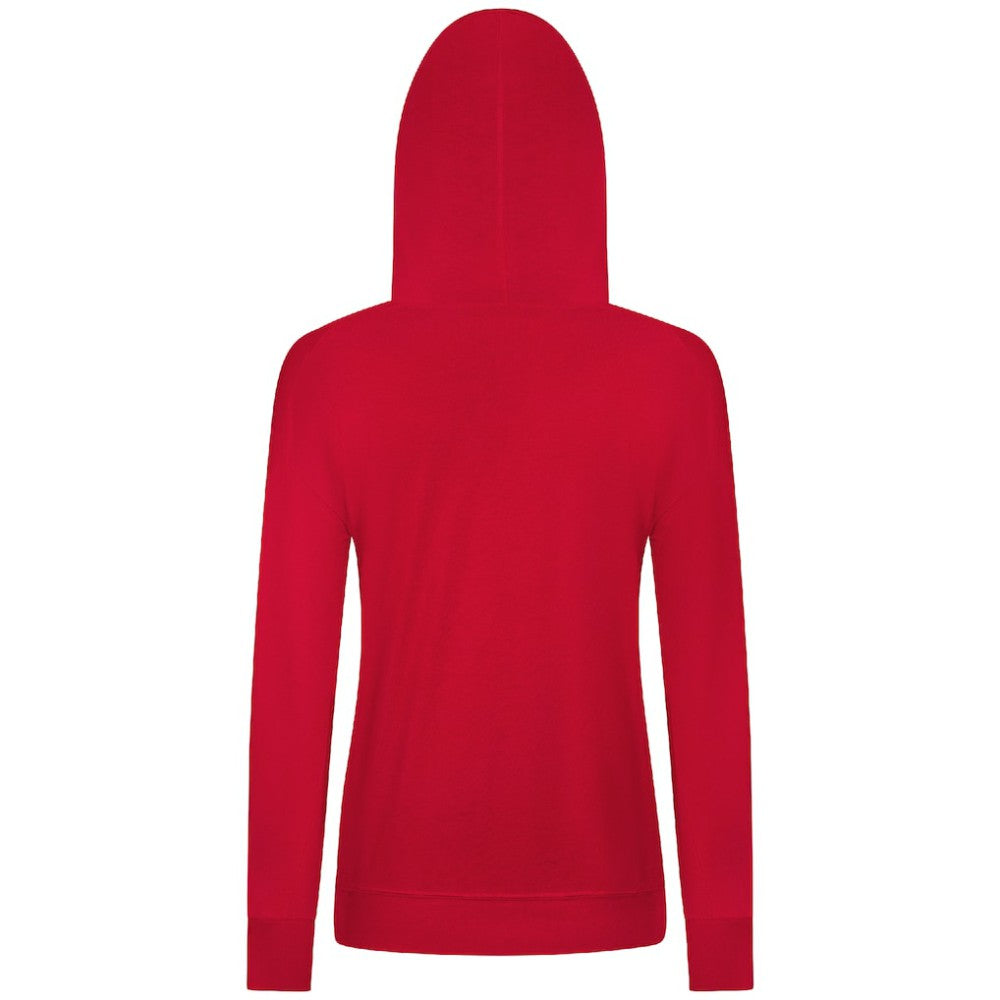Los Angeles Angels Levelwear Women's Cooperstown Collection Relay Core Logo Pullover Hoodie Red