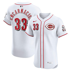 Christian Encarnacion-Strand Cincinnati Reds Home Elite Jersey White