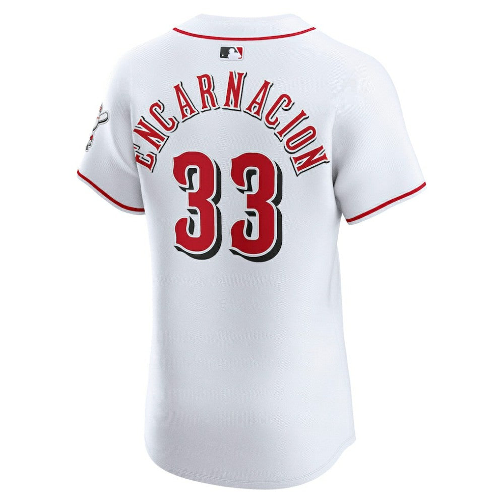 Christian Encarnacion-Strand Cincinnati Reds Home Elite Jersey White