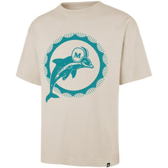 Miami Dolphins '47 Bouldering Imprint Ravine Foundation Throwback T-Shirt - Tan on sale