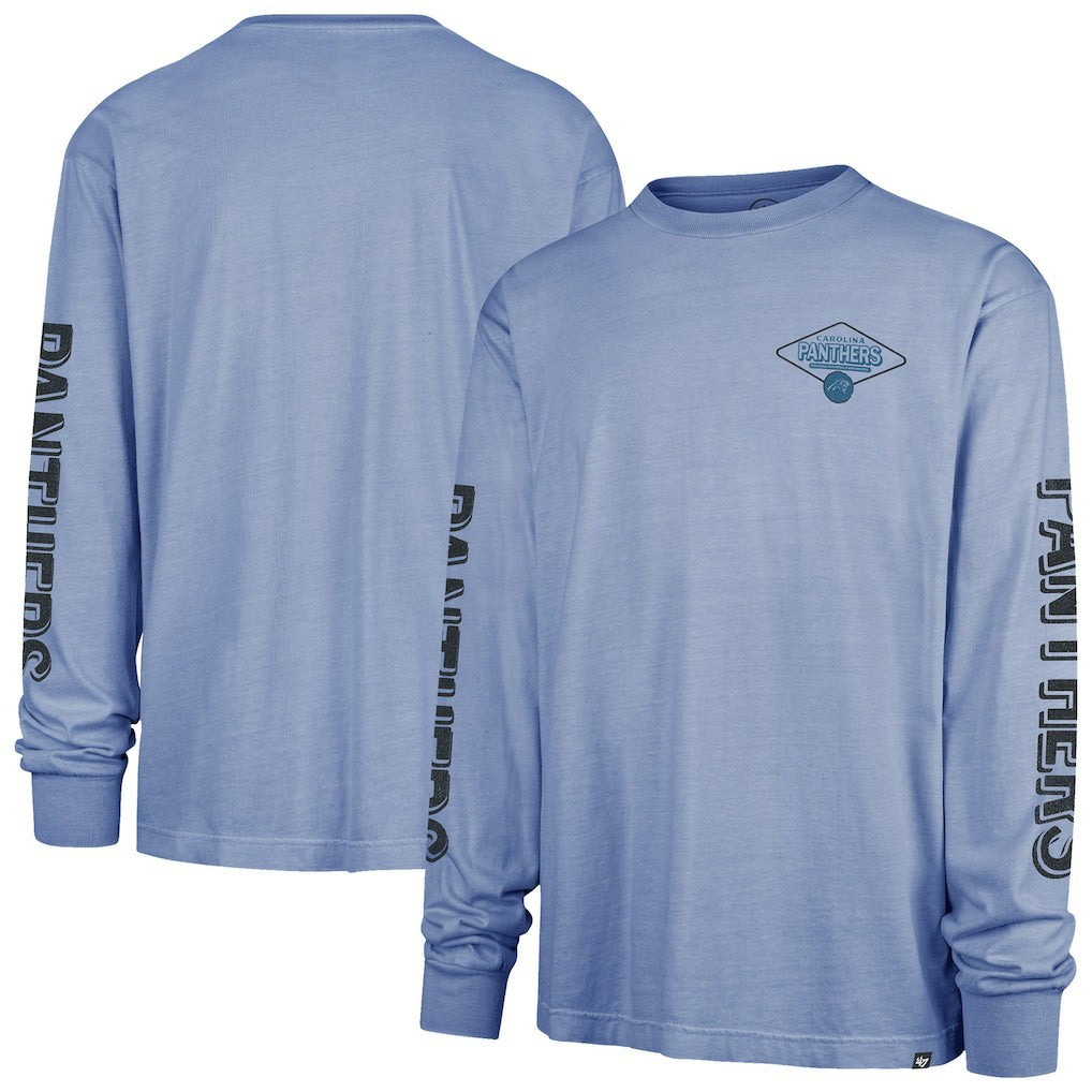Carolina Panthers '47 Cairn Ravine Foundation Long Sleeve T-Shirt - Blue cheap