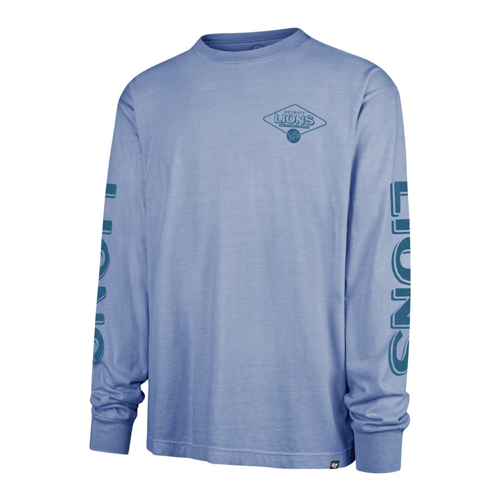 Detroit Lions '47 Cairn Ravine Foundation Long Sleeve T-Shirt - Blue on sale
