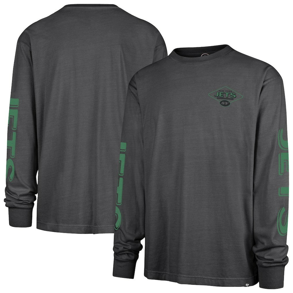 New York Jets '47 Cairn Ravine Foundation Long Sleeve T-Shirt - Charcoal outlet