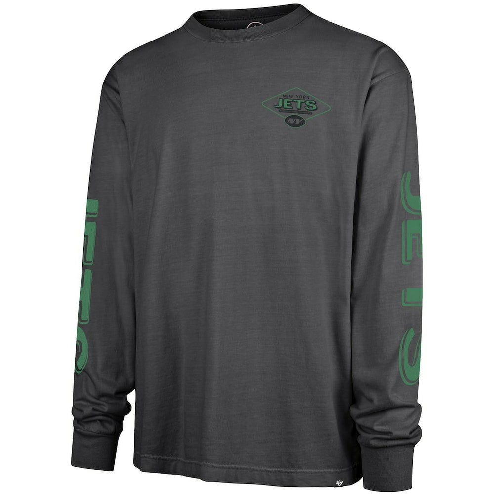 New York Jets '47 Cairn Ravine Foundation Long Sleeve T-Shirt - Charcoal outlet
