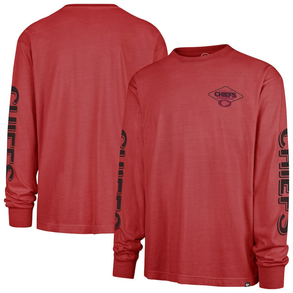 Kansas City Chiefs '47 Cairn Ravine Foundation Long Sleeve T-Shirt - Red for sale